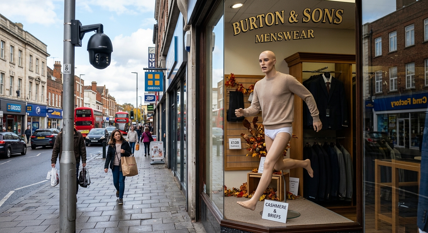 Newly Installed Council Facial Recognition Cameras Mistake Shop Mannequin For Notorious Bald Shoplifter